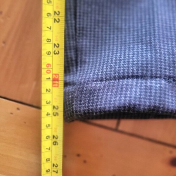 DKNY Women's Houndstooth Ponte Stretch Ankle 5-Pocket Pants - Tapered Leg Size M - Picture 12 of 13